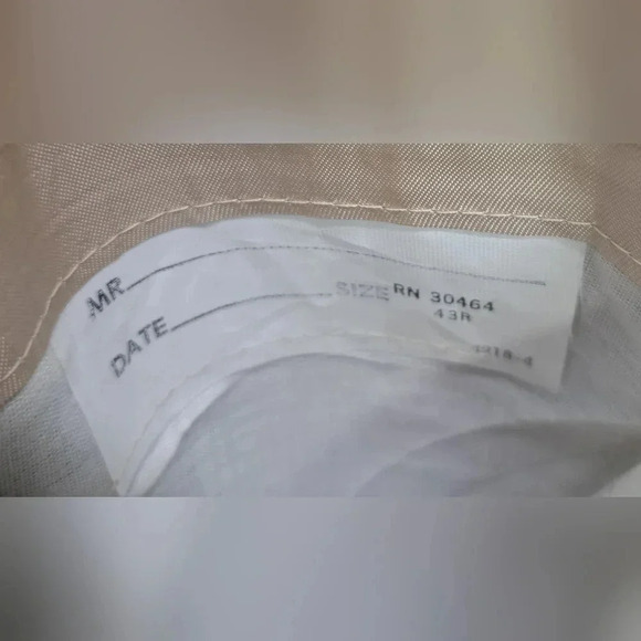 Vintage 80s 90s Stafford Men's Blazer Sport Coat Tailored in USA Blue 43R  42R - Picture 12 of 16